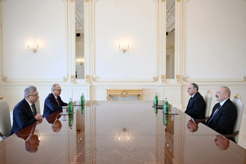 Prezident İlham Əliyev Türkiyə Ali Məhkəməsinin baş prokurorunu qəbul edib - FOTO