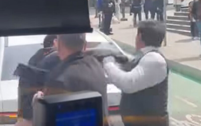 Bakıda sürücülər arasında insident - Video