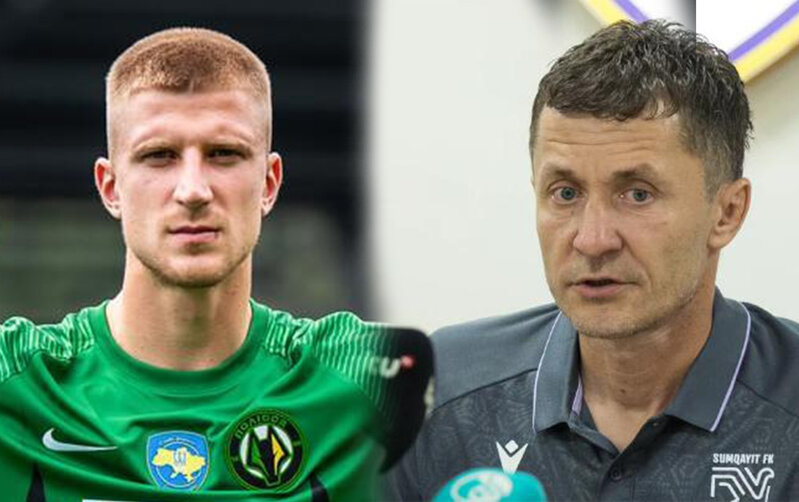 "Sumqayıt"ın baş məşqçisi futbolçusu ilə əlbəyaxa dava edib