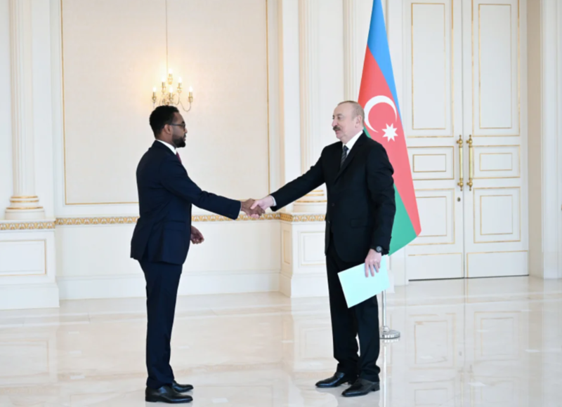 Prezident Somalinin Azərbaycanda yeni təyin olunmuş səfirini qəbul edib - FOTO - VİDEO