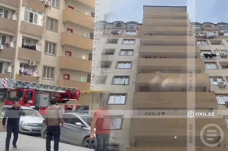 Xırdalanda yaşayış kompleksindəki YANĞIN söndürülüb