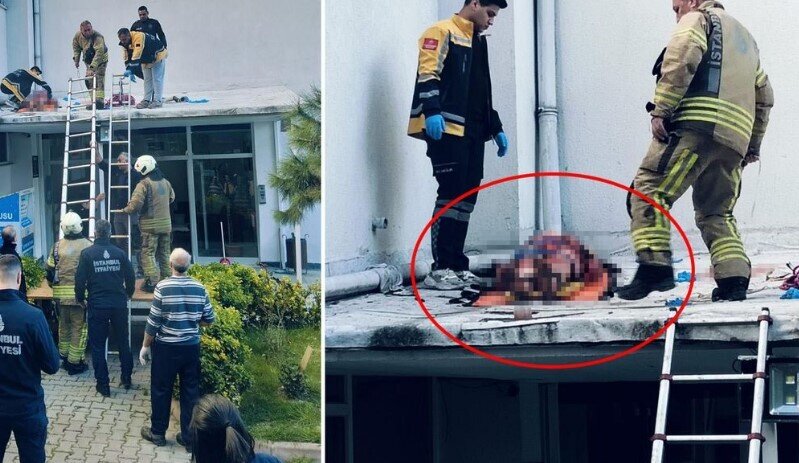 Silah səslərindən sonra dəhşət: qadın 6-cı mərtəbədən özünü atdı