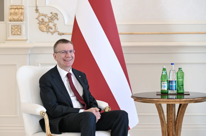 İlham Əliyevin Latviya prezidenti ilə təkbətək görüşü olub - FOTO - VİDEO