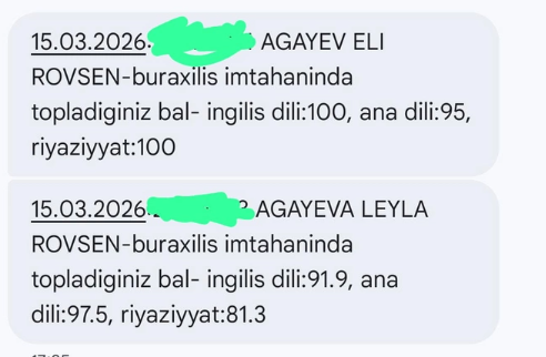 Əkiz bacı-qardaşdan imtahanda UĞURLU NƏTİCƏ