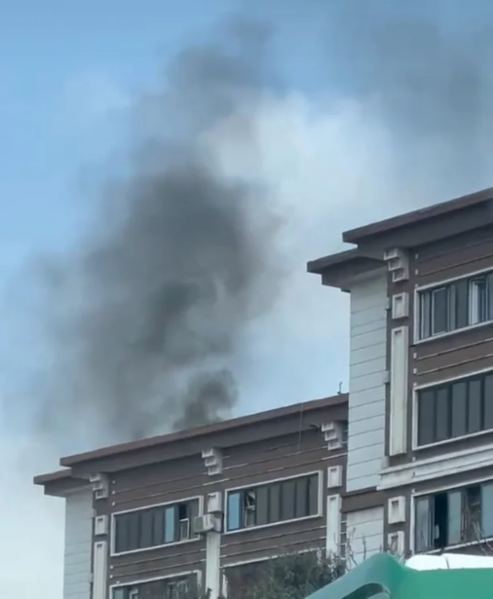 Bakıda yaşayış binasında yanğın olub? - RƏSMİ AÇIQLAMA