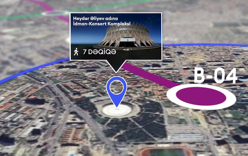 Metronun yeni stansiyası bu ərazidə olacaq - Video