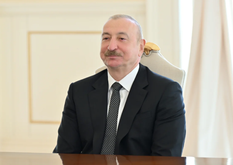 İlham Əliyev Slovakiya Milli Şurası sədrinin başçılıq etdiyi nümayəndə heyətini qəbul edib - FOTO