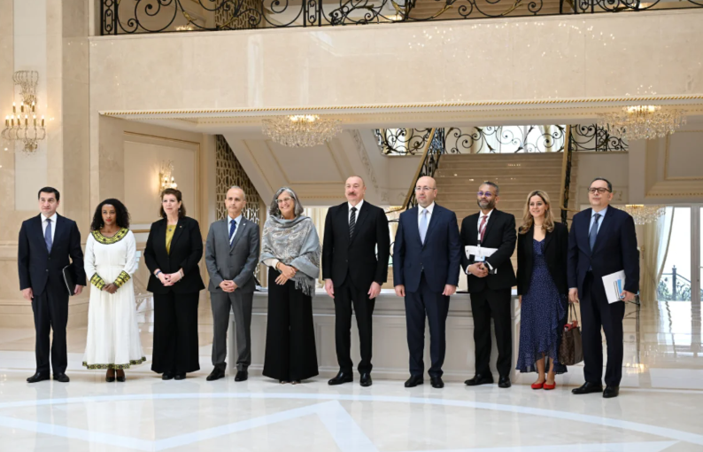 Prezident İlham Əliyev BMT-nin Məskunlaşma Proqramının icraçı direktorunu qəbul edib - FOTO