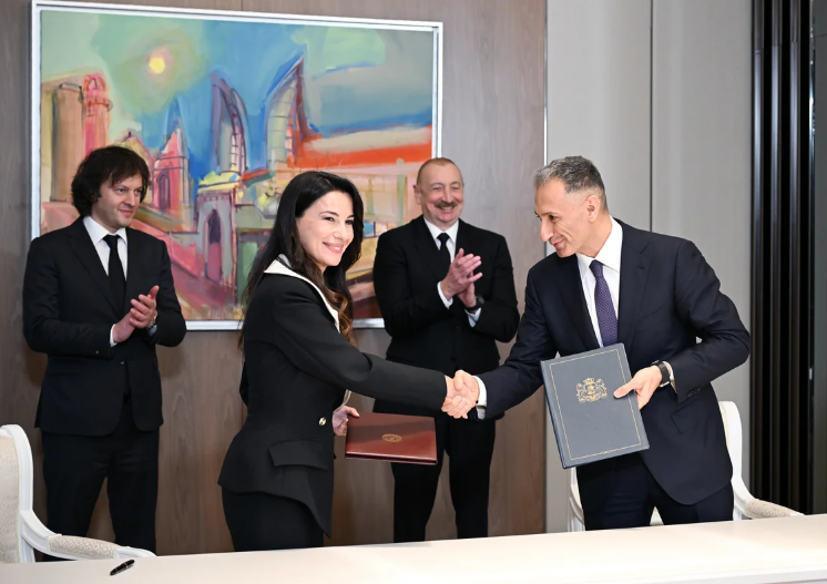 İlham Əliyevin İrakli Kobaxidze ilə görüşü olub - FOTO