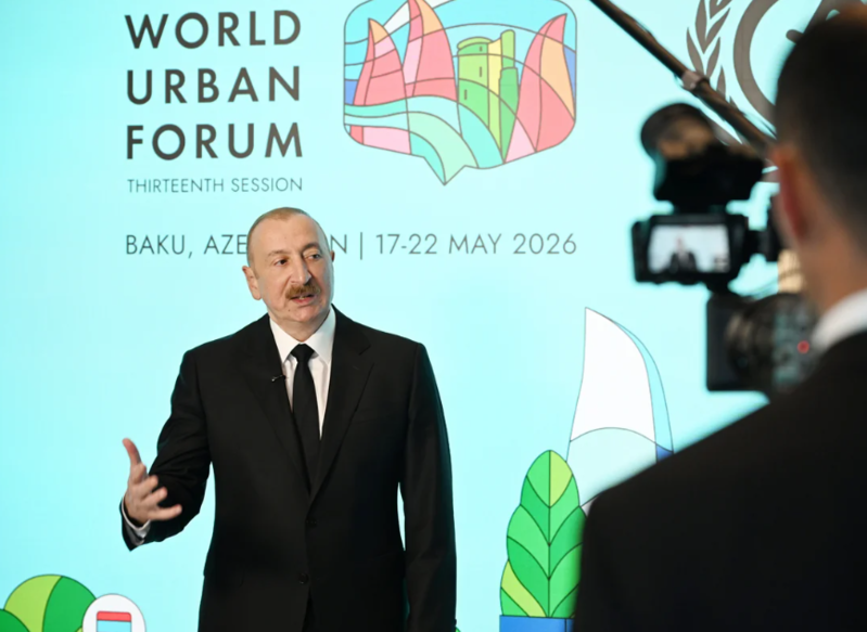 İlham Əliyev: "Biz bu günədək şəhər və kəndlərin sıfırdan qurulması ilə bağlı misilsiz təcrübə formalaşdırmışıq" - VİDEO