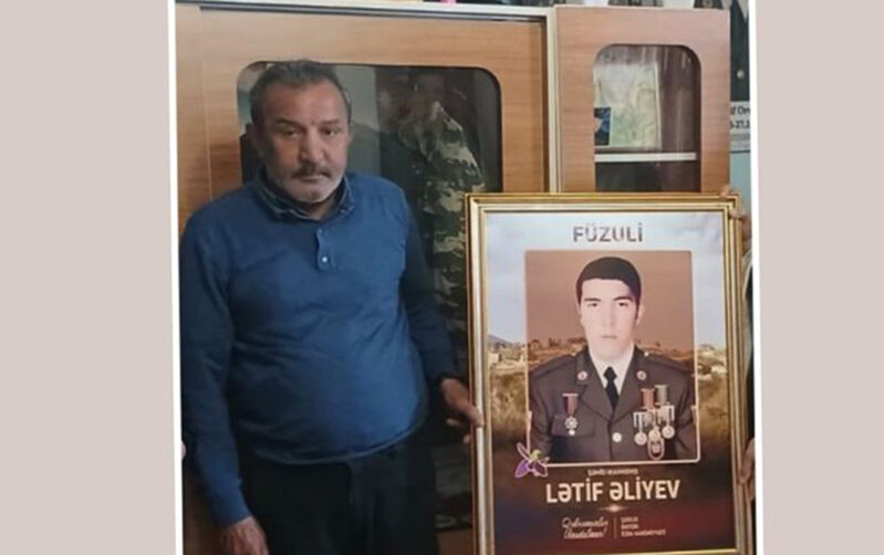 Şəhidin atası qəfil vəfat etdi