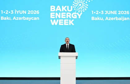 Prezident: "Dünya qazıntı yanacağı olmadan yaşaya bilməz"