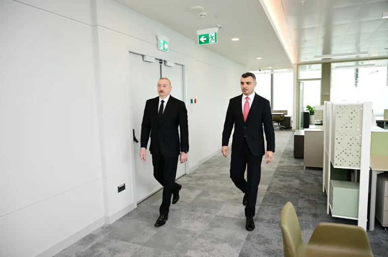 Prezident İlham Əliyev Mərkəzi Bankın yeni binasının açılışında iştirak edib - FOTO