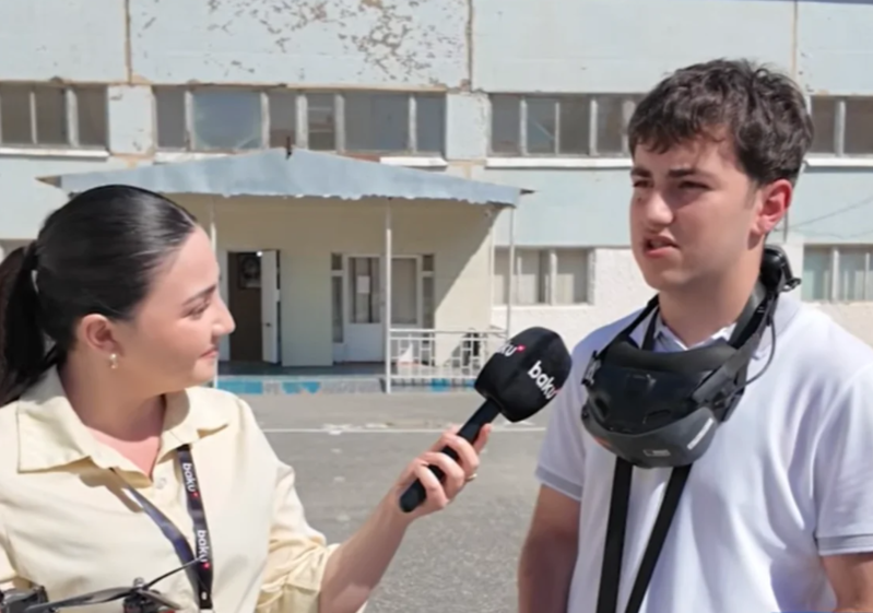 Sumqayıtda 10-cu sinif şagirdi dron hazırladı: Üç ay vaxtını aldı - VİDEO