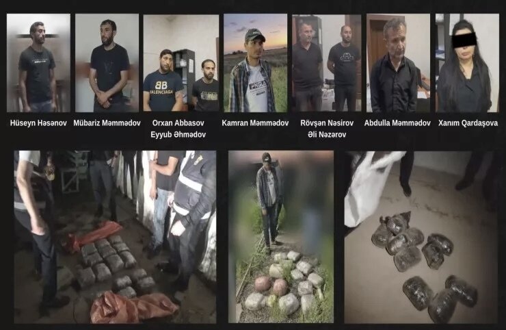 9 nəfər 46 kilo narkotiklə tutuldu - VİDEO