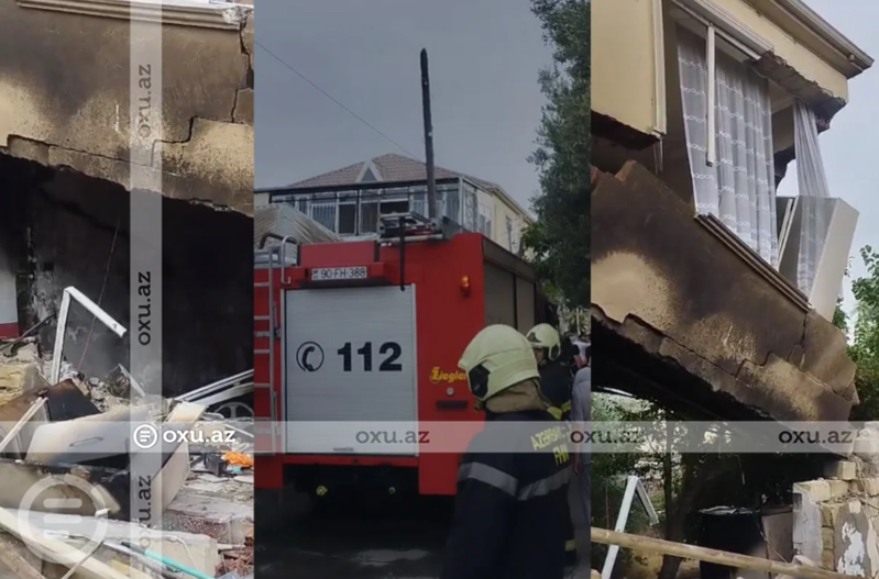 Bakıda evdə GÜCLÜ PARTLAYIŞ: Yaralıların sayı 4-ə çatdı, ölən var - FOTO - VİDEO