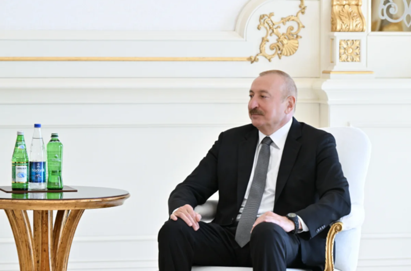 İlham Əliyev Məhəmməd Mustafanı qəbul edib - FOTO