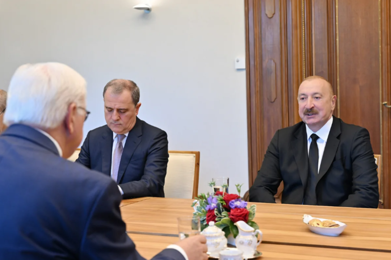 İlham Əliyevin Frank-Valter Ştaynmayer ilə geniş tərkibdə görüşü olub - FOTO - VİDEO