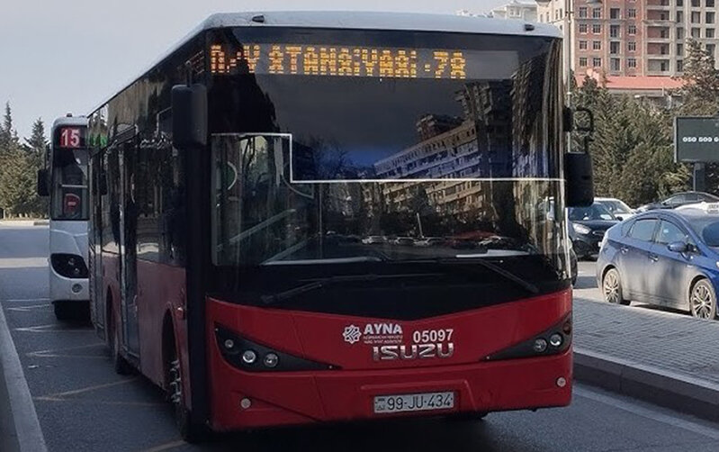 Bu avtobusun hərəkət istiqaməti dəyişdirildi