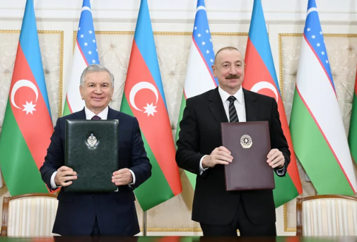 Prezident İlham Əliyev Özbəkistanın Milli İnformasiya Agentliyinə müsahibə verib - FOTO
