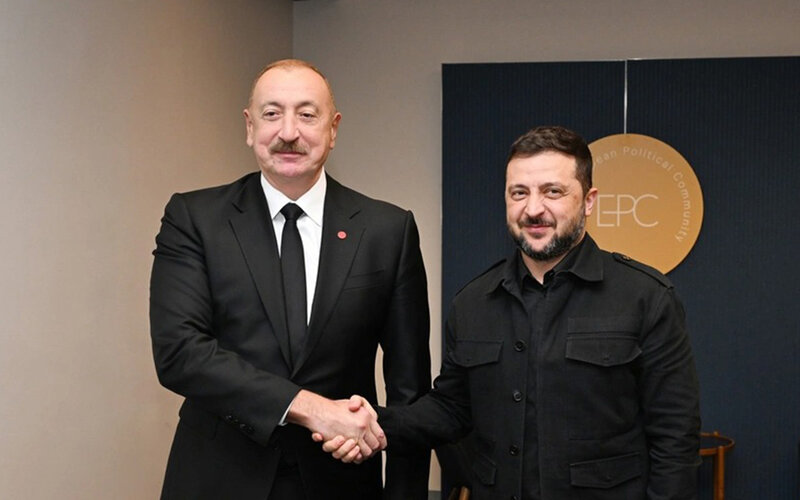 Zelenski İlham Əliyevə təşəkkür etdi