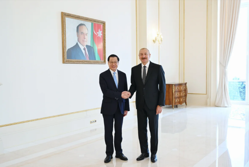 İlham Əliyev Çinin baş prokurorunu qəbul edib - FOTO