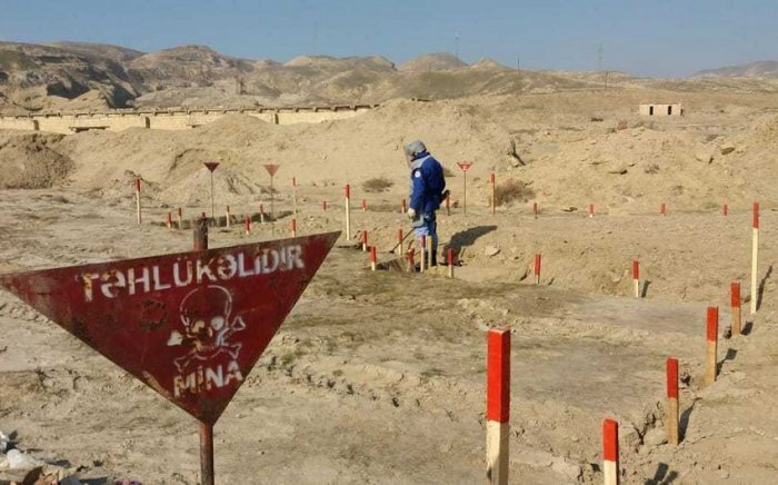 Ötən həftə 1348,9 ha ərazi minalardan təmizlənib