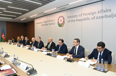 Azərbaycan və Türkiyə XİN başçılarının geniş tərkibdə görüşü keçirilib - FOTO