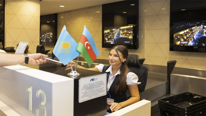 AZAL Bakıdan Aktöbəyə ilk reysini həyata keçirib (FOTO)
