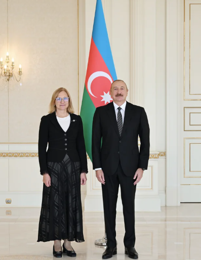 Prezident Estoniyanın ölkəmizə yeni təyin olunmuş səfirini qəbul edib - FOTO