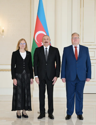 Prezident Estoniyanın ölkəmizə yeni təyin olunmuş səfirini qəbul edib - FOTO