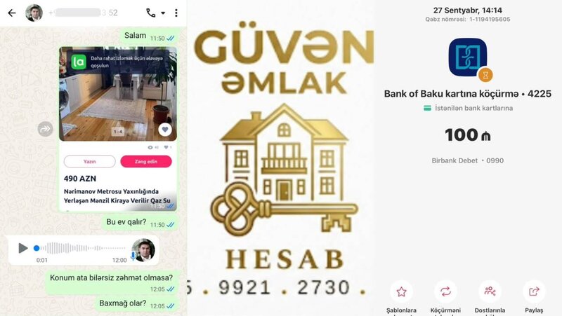 Əmlakçı mənzil kirayələmək istəyən vətəndaşı DOLANDIRDI - ŞİKAYƏT