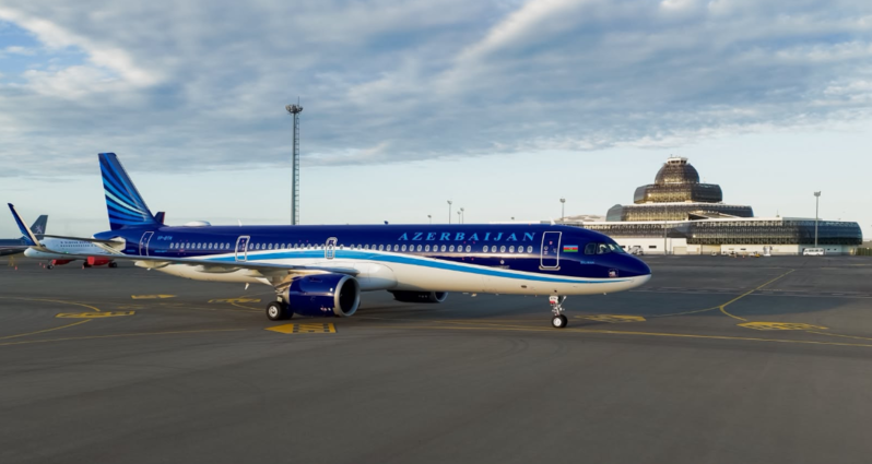 Azərbaycan Hava Yolları daha bir yeni nəsil "Airbus A321neo" təyyarəsi ilə donanmasını genişləndirib