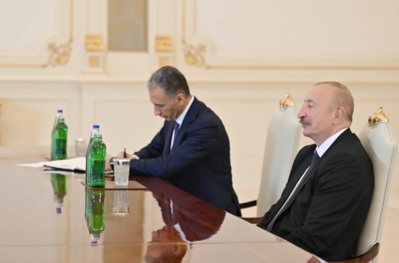 Prezident İlham Əliyev Beynəlxalq Cüdo Federasiyasının prezidentini qəbul edib - Foto