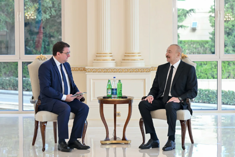 İlham Əliyev Avstriyanın Azərbaycana yeni təyin olunmuş səfirini qəbul edib - Foto
