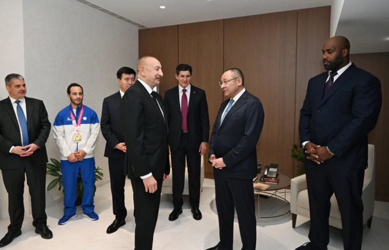 İlham Əliyev cüdo üzrə dünya çempionatının açılış mərasimində iştirak edib - Foto/Video