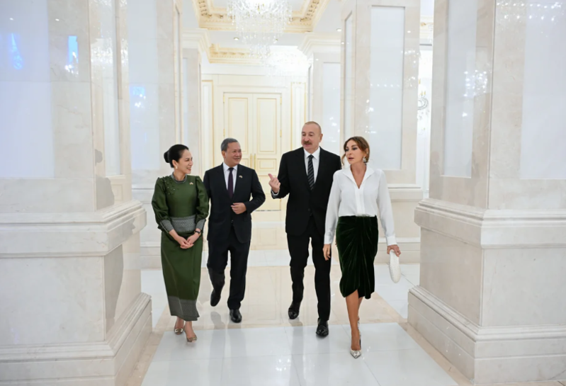 İlham Əliyevin adından Kamboca baş nazirinin şərəfinə rəsmi nahar verilib - Foto