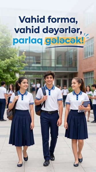 Məktəbli forması: Nizam-intizamın əsas tələblərindən biri
