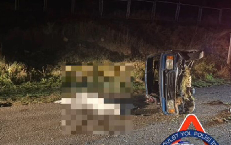 Sərxoş halda maşını aşırdı - Arvadı öldü, 12 yaşlı oğlu yaralandı - Yenilənib
