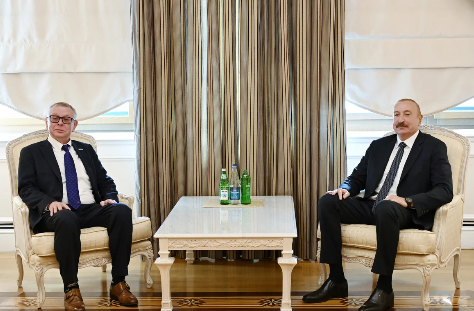 İlham Əliyev Aleksandr Zuyevi qəbul edib