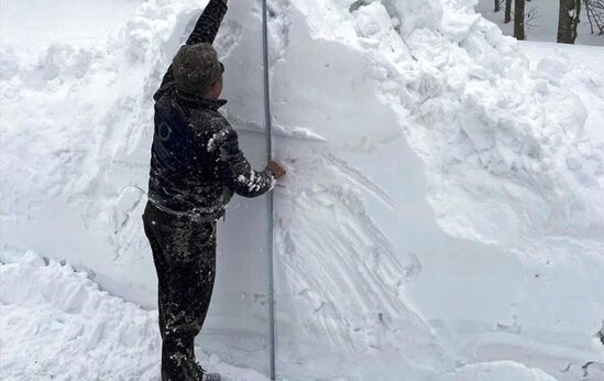 Qarın hündürlüyü üç metrə yaxınlaşıb - FOTO