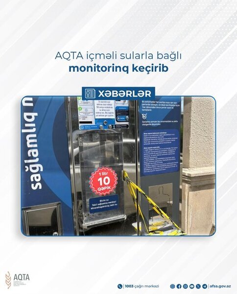 Bakıda marketlərdə satılan bu sular təmiz deyilmiş - SİYAHI