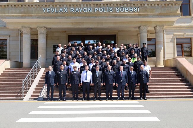 Yevlaxda 2 İyul - Azərbaycan Polisi Günü münasibətilə tədbir keçirilib