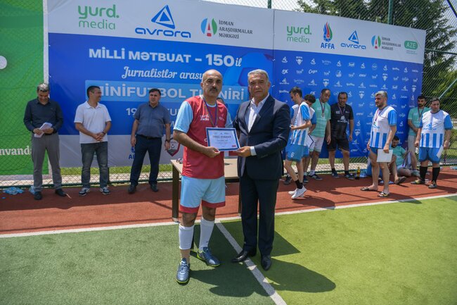 Şamaxıda "Milli Mətbuat – 150" minifutbol turnirinin qalibi müəyyənləşib