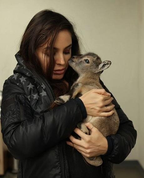 Leyla Əliyeva Bakı Zooloji Parkında - FOTOLAR
