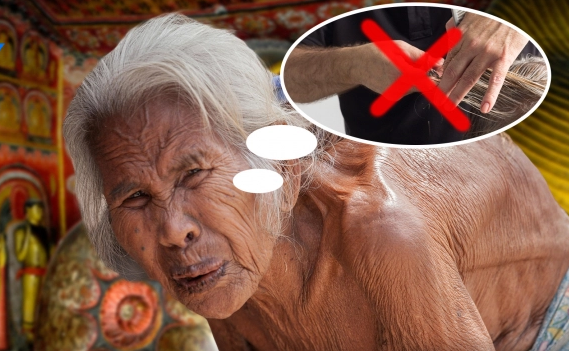 66 il saçını yumadan uzatdı - Piton ilanına bənzətdi - FOTO