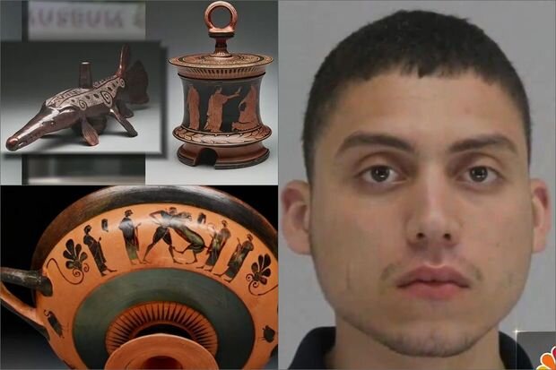 Sevgilisinə əsəbiləşib muzeydə beş milyon dollarlıq eksponatları qırdı - VİDEO