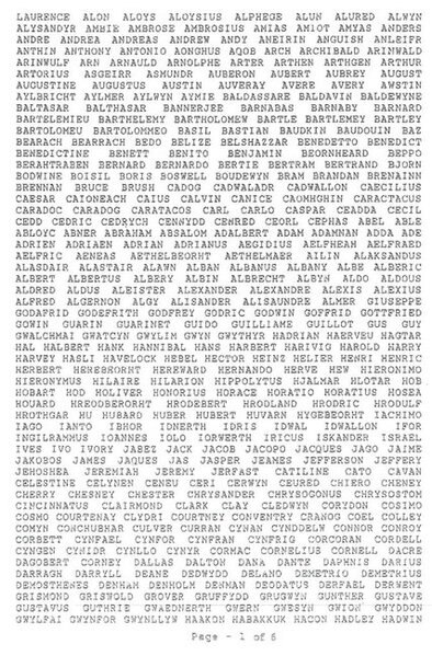 Dünyada ən uzun adın sahibi Ginnesin Rekordlar Kitabına düşdü - 6 səhifəlik AD