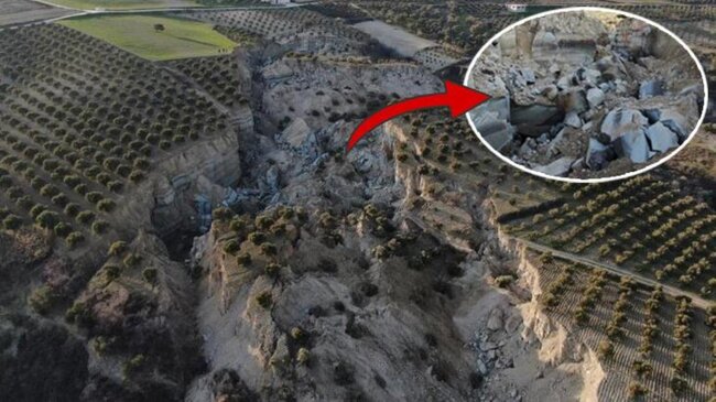 Hataydakı zəlzələdən sonra yaranan DƏHŞƏTLİ MƏNZƏRƏ - FOTO-VİDEO