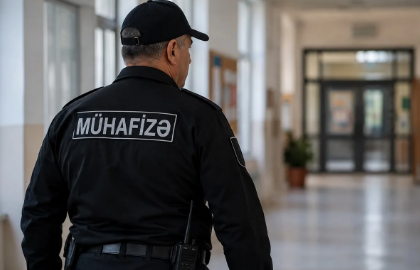 Bakıda çox sayda şəxs məktəb mühafizəçisinə hücum etdi - Ağır xəsarət yetirildi